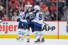 Duane Burleson / THE ASSOCIATED PRESS
                                Winnipeg Jets centre Cole Perfetti (right) and winger Kyle Connor (left) have already combined for five goals and 10 points in three games.