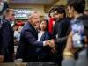 JEFF MCINTOSH / THE CANADIAN PRESS
                                Prime Minister Mark Carney meets University of Calgary students on Oct. 15.