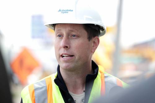 RUTH BONNEVILLE / FREE PRESS
                                &ldquo;It&rsquo;s not just today, but it&rsquo;s into the future as electrical demand from our various customers increases over the years,&rdquo; said Craig Sambrooke, Hydro&rsquo;s construction community liaison said.