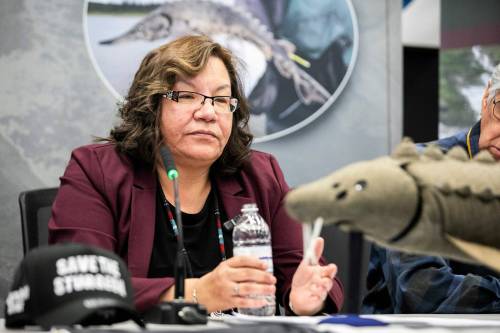 MIKAELA MACKENZIE / FREE PRESS FILES
                                &ldquo;Our treaty rights were violated the moment construction started on the Churchill River Diversion,&rdquo; Tataskweyak Cree Nation chief Doreen Spence said in a press release.