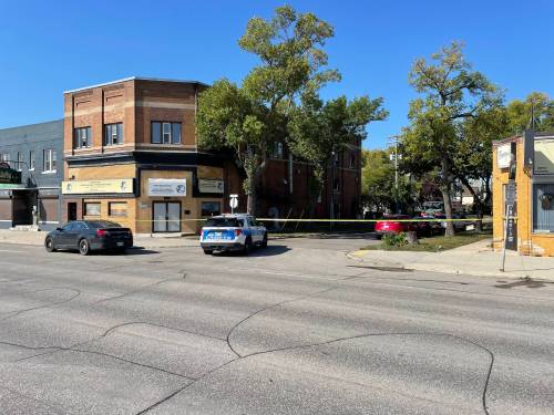 KEVIN ROLLASON / FREE PRESS FILES
                                Prosecutors allege that Alex Courchene went to the building at the corner of Main Street and Atlantic Avenue, ignited a fuel-filled plastic pop bottle and left it in a stairwell leading to the upstairs apartment suites before fleeing.