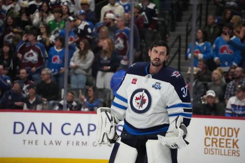 DAVID ZALUBOWSKI / THE ASSOCIATED PRESS FILES
                                The once franchise Winnipeg Jets netminder Connor Hellebuyck was officially traded to the New Jersey Devils on Friday.