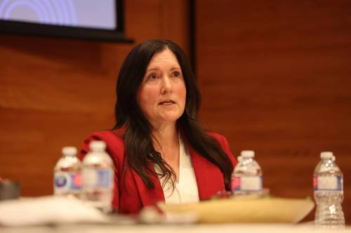 &ldquo;When women see other women sitting around council tables, chairing meetings and taking on leadership roles, it helps them see themselves doing the same thing,&rdquo; said Portage la Prairie Mayor Sharilyn Knox (Alex Lambert / The Brandon Sun files)