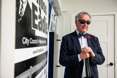 MIKAELA MACKENZIE / FREE PRESS
                                Incumbent Ross Eadie lost his seat in the Mynarski ward.